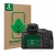 Vorderseite einer Produktverpackung mit dem Markenlogo ScreenLeaf. Daneben ist das Gerät Nikon Coolpix P1100 mit dem zugehörig