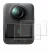 Abbildung des Geräts DJI Osmo 360 mit einer Vielzahl des Displayschutzes.