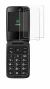 Abbildung des Geräts Panasonic KX-TU410 mit einer Vielzahl des Displayschutzes.