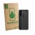 Vorderseite einer Produktverpackung mit dem Markenlogo ScreenLeaf. Daneben ist das Gerät Samsung Galaxy A27 5G (Rückseite) mit