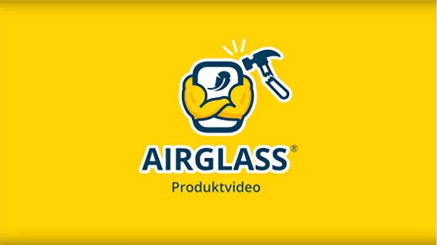 Video zur BROTECT AirGlass Technologie – erklärt Eigenschaften des Materials und zeigt die korrekte Montage am Gerät.